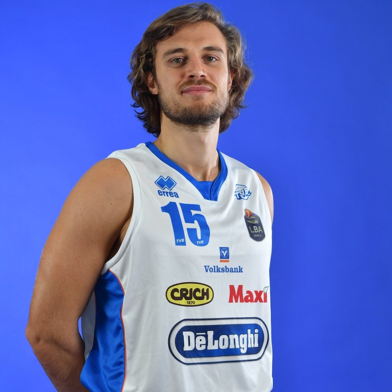 Completo da gara ufficiale De'Longhi Treviso Basket, indossato da Matteo Chillo nella stagione 2019/20 in Serie A