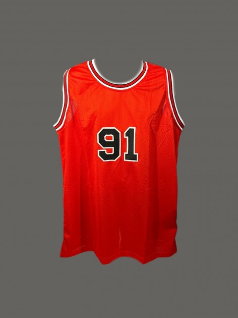 Dennis Rodman Signed Chicago Bulls Shirt - CharityStars