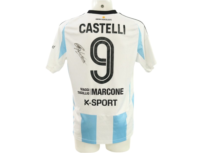 Castelli's Virtus Entella vs SPAL Signed Unwashed Shirt, 2025