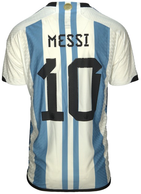 Messi's Argentina Match Shirt, WC 2026 Qualifiers