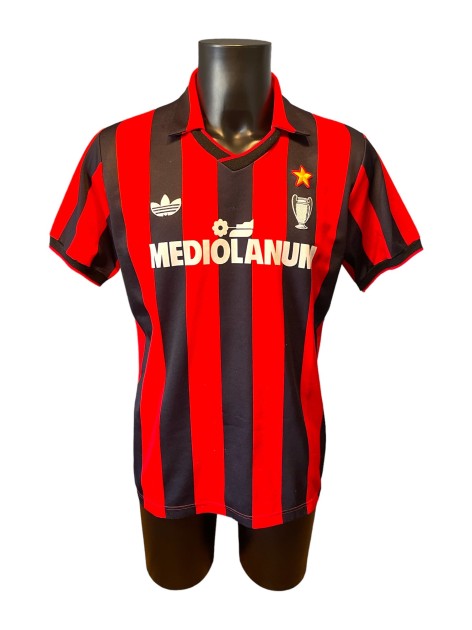 Marco van Basten's AC Milan 1990/91 Match Shirt - CharityStars