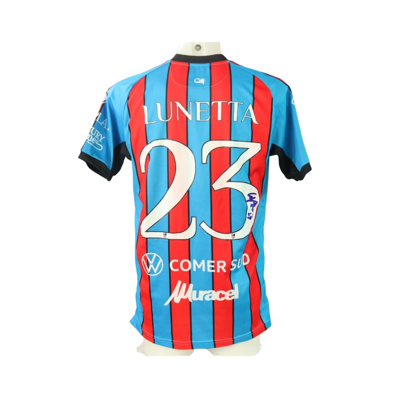 Lunetta's unwashed Signed Shirt, Catania vs Picerno 2024 