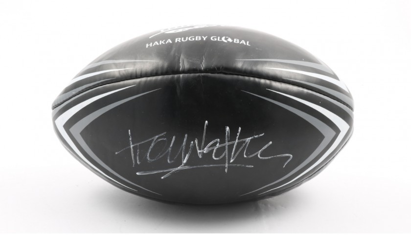 Official All Blacks Rugby Ball Signed by Troy Nathan