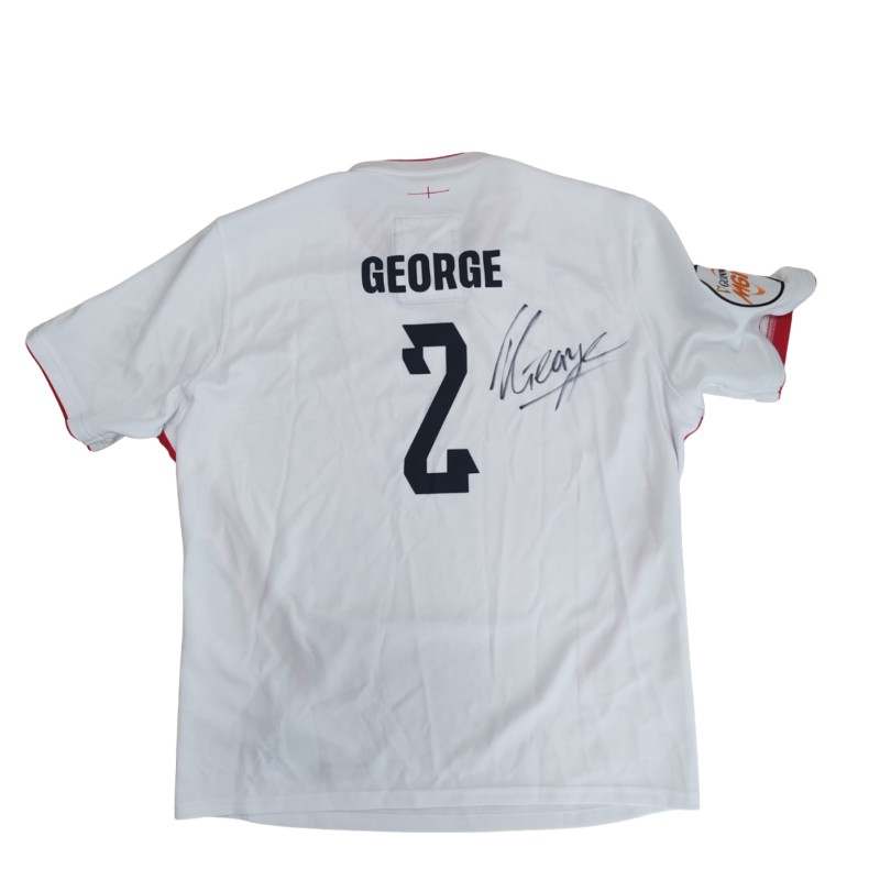 Jamie George's Signed Match-Worn Shirt, Italy vs England Men's Six Nations 2026