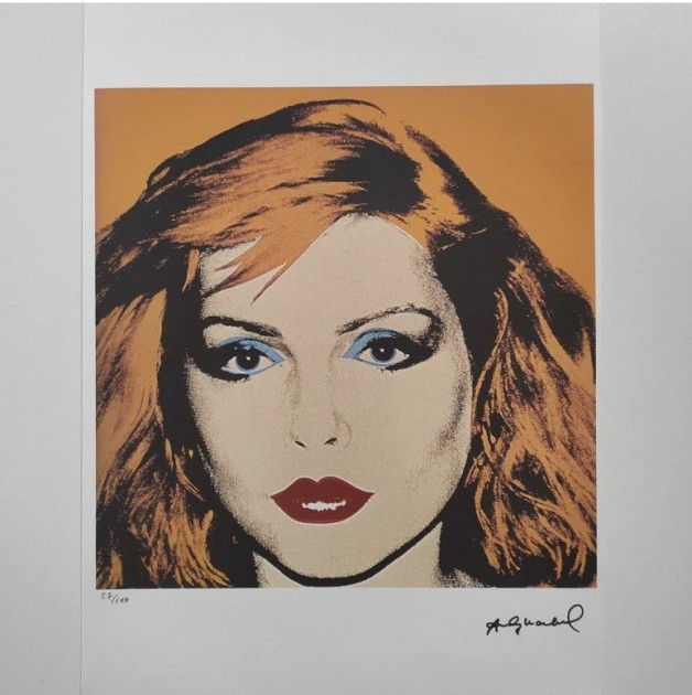 "Debbie Harry (Blondie)" Lithograph Signed by Andy Warhol 