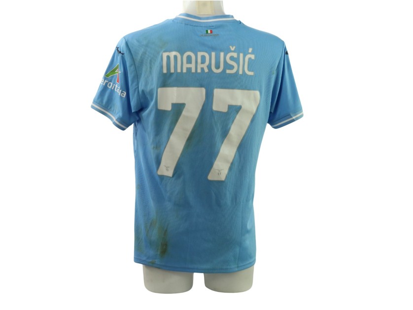 Marusic's Lazio Unwashed Shirt, 2023/24