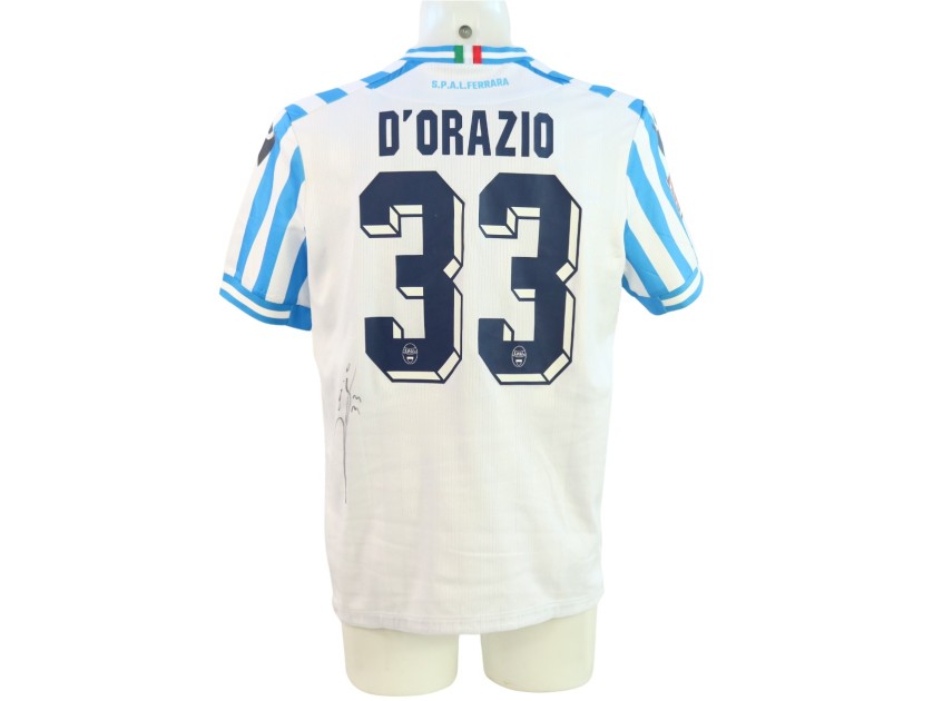 D'Orazio's Signed Unwashed Shirt, Campobasso vs SPAL 2024 