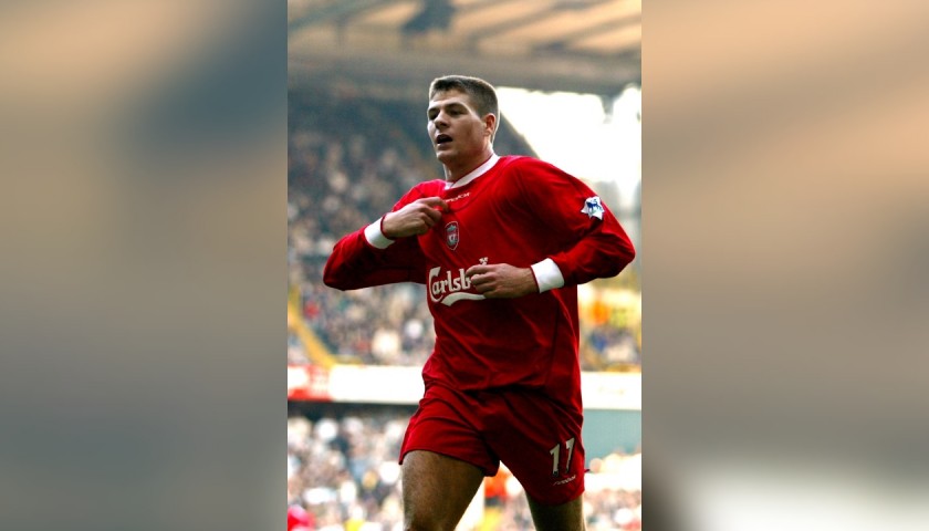 Gerrard's Liverpool Match Shirt, 2002/03