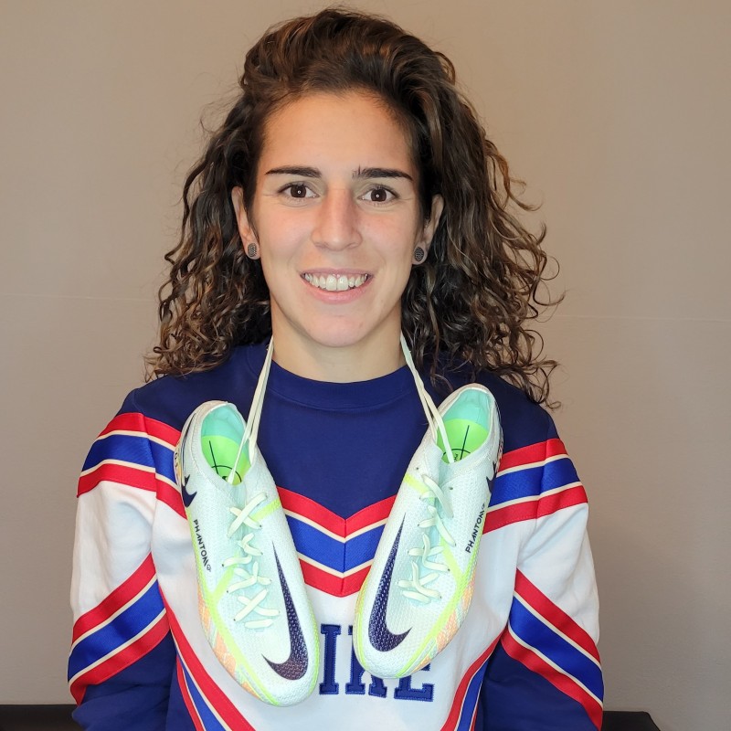 Nike Boots Worn and Signed by Valentina Bergamaschi, Euro 2022 