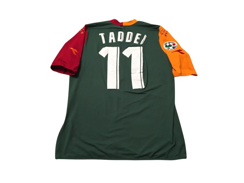 Taddei's Roma Match-Issued Shirt, 2005/06