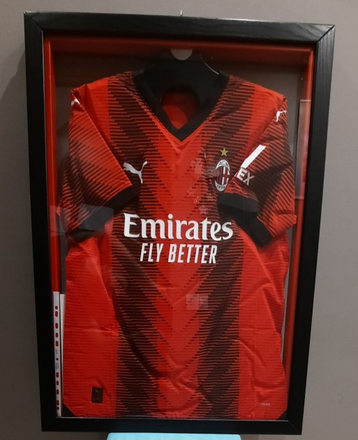 Ibrahimovic Official AC Milan Authentic Shirt, 2023/24 - CharityStars
