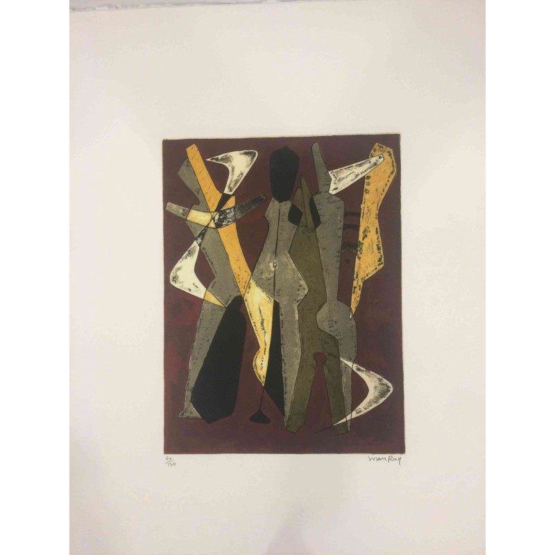Hand Signed Offset lithography artwork by Man Ray