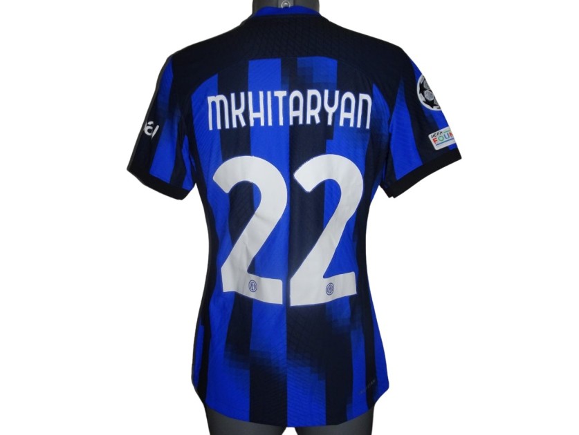 Mkhitaryan's Inter Match Shirt, UCL 2023/24