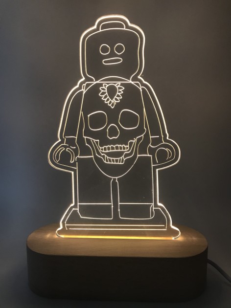 "Alter Ego Lamp Skull" by Alessandro Piano