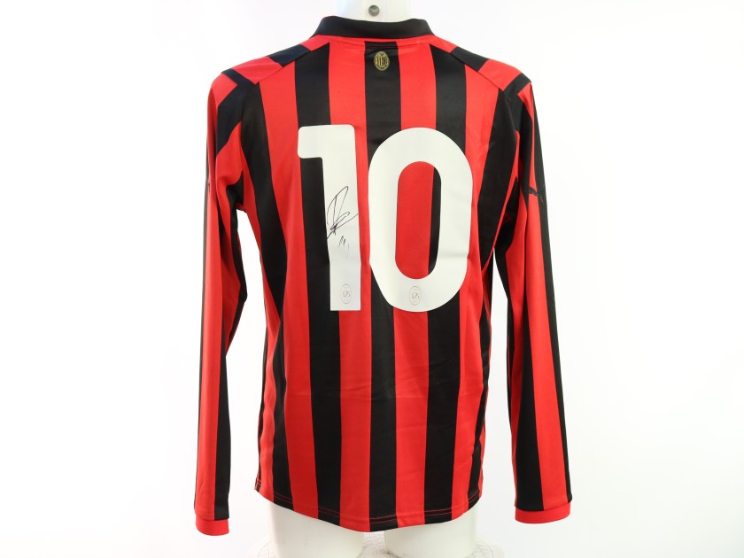 Leao's Milan Signed Official Shirt, 125 Anniversary