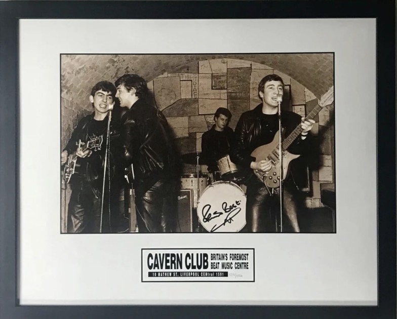 Beatles Signed Cavern Club Photo