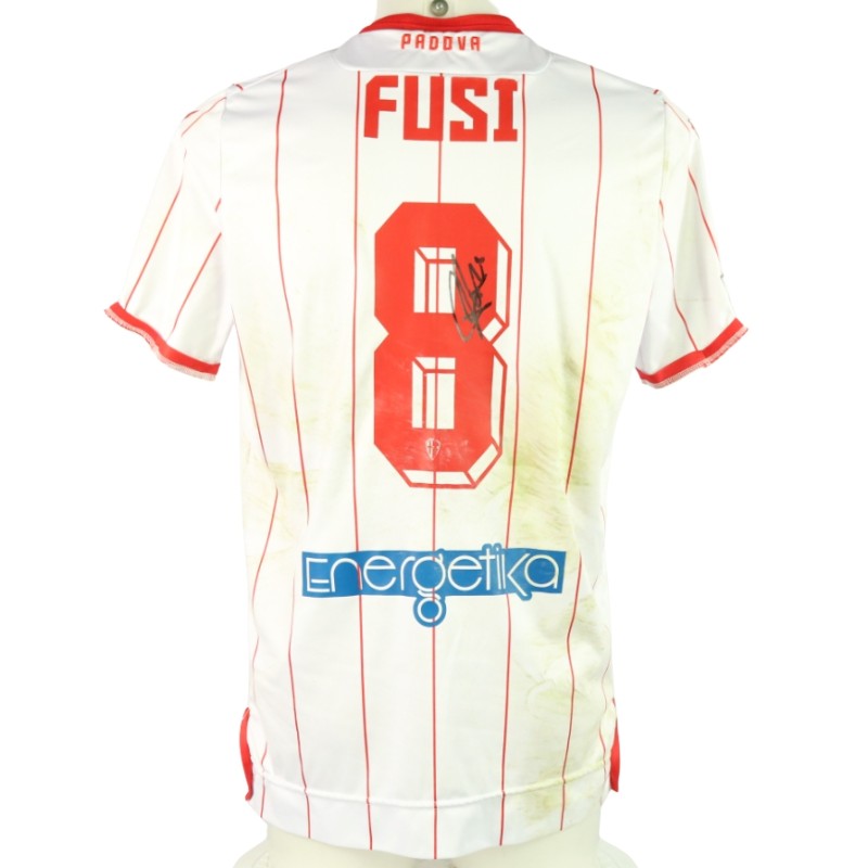 Fusi Unwashed and Signed Shirt, Padova vs Lumezzane 2023