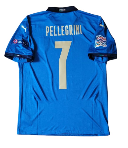 Pellegrini's Match Shirt, Italy vs Holland 2020