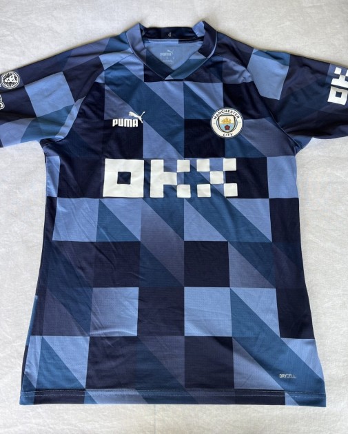 Maglia Phil Foden Manchester City collezione pre-match FA Cup, indossata 22/23