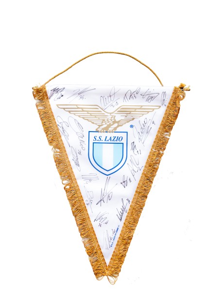 Official SS Lazio pennant - Signed by the team
