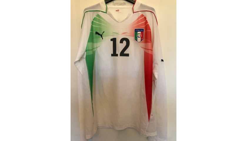 Sirigu's Italy Match Issued Shirt, 2010 Season