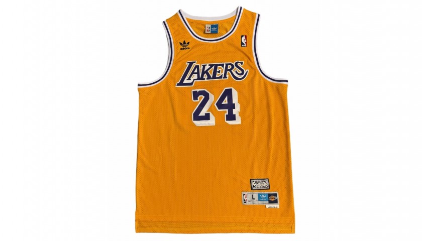 Kobe Bryant's Official LA Lakers Signed Jersey, 1998 - CharityStars