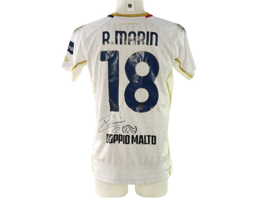 Marin's Venezia vs Cagliari Signed Unwashed Shirt, 2024