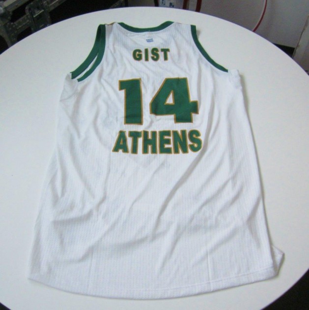 Gist Panathinaikos shirt, Panathinaikos, signed by the team