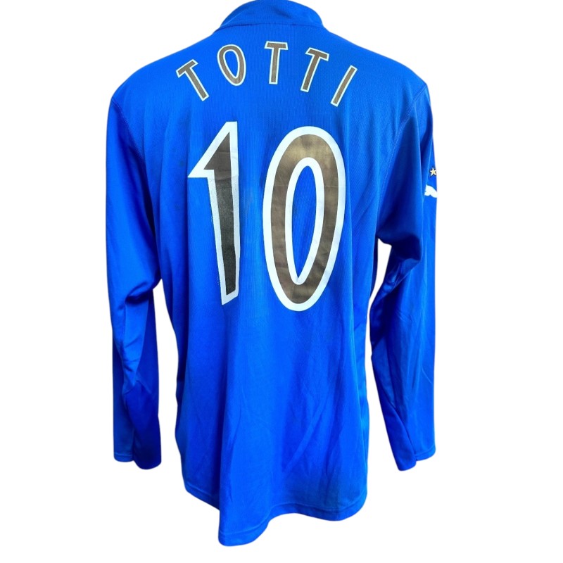 Totti's Unwashed Shirt, Italy vs Romania 2003