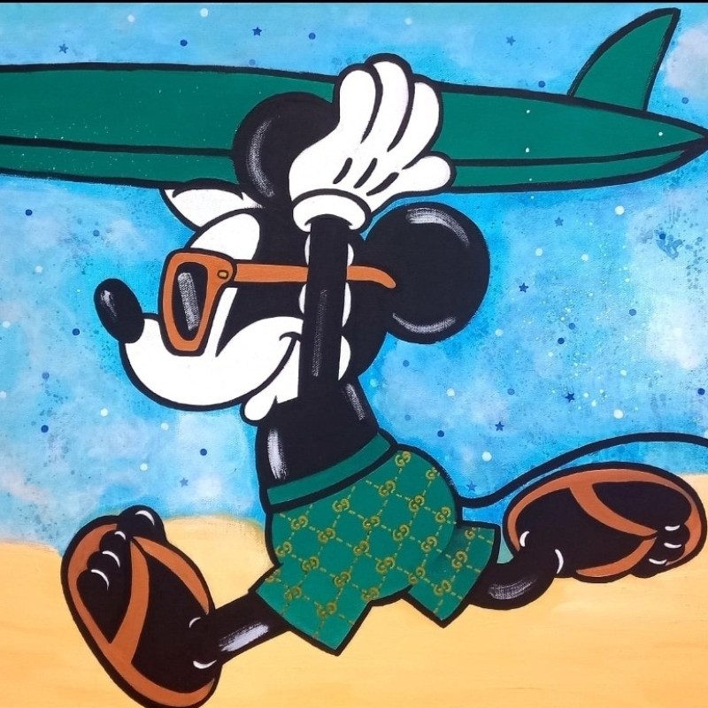 "Mickey Mouse Surf" by Caterina Lemma