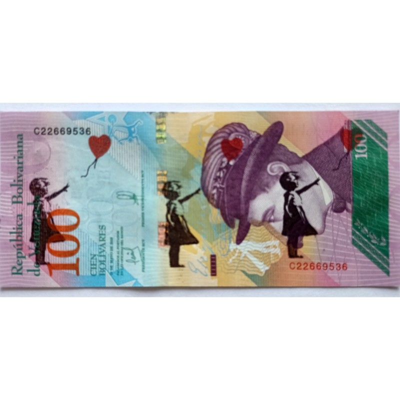 Dismaland Souvenir 100 Bolivar Banknote