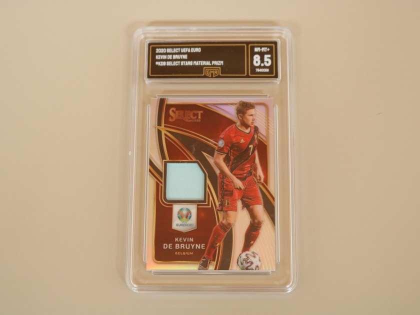 Kevin De Bruyne's Fragment of Jersey Panini Euro 2020 Card