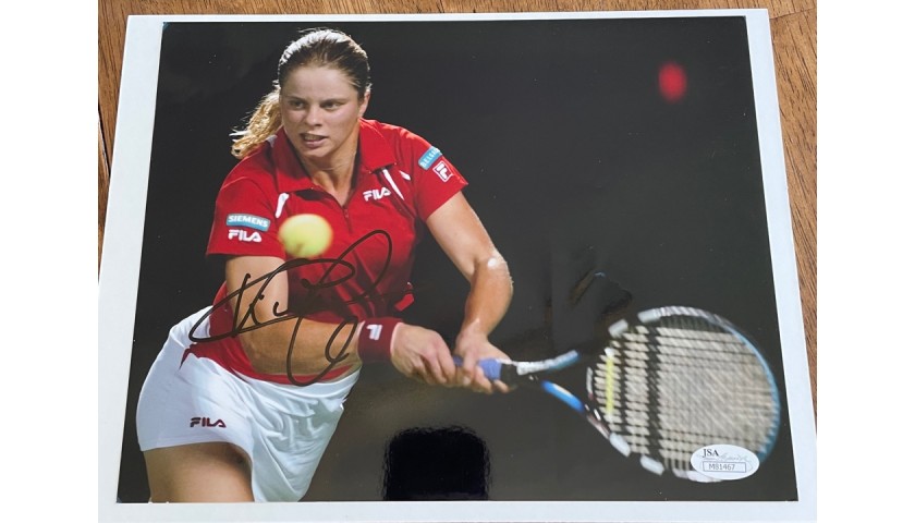 Kim Clijsters Signed Photo