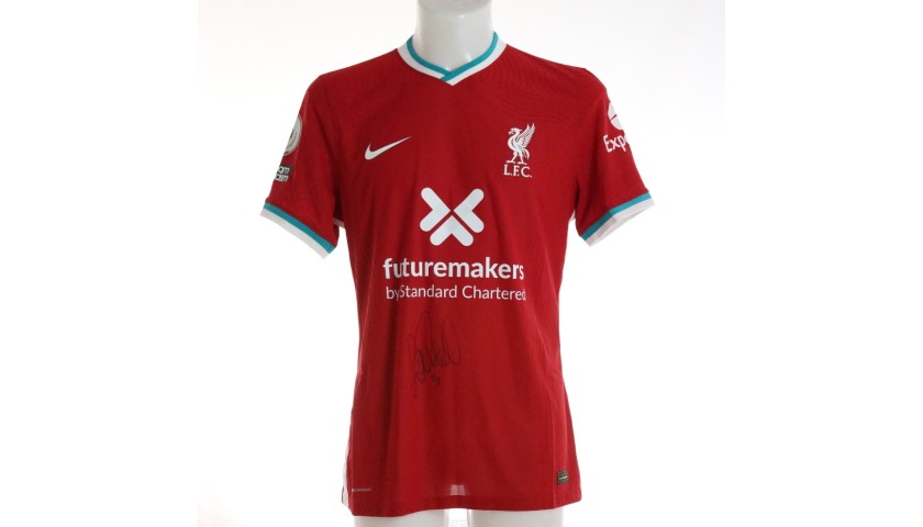 Fabinho's Liverpool FC Match-Issued and Signed Shirt, Limited Edition 20/21