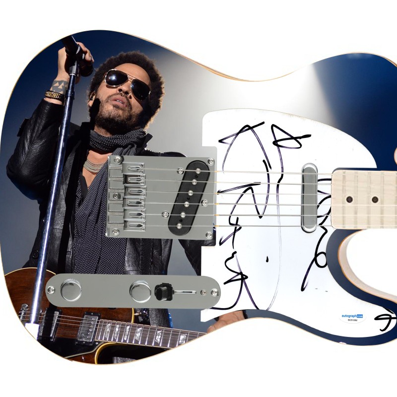 Lenny Kravitz Signed Fender Tele Graphics Guitar