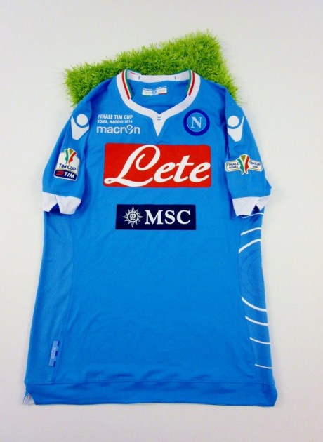 Inler match issued shirt, TimCup Final 2014, Fiorentina-Napoli