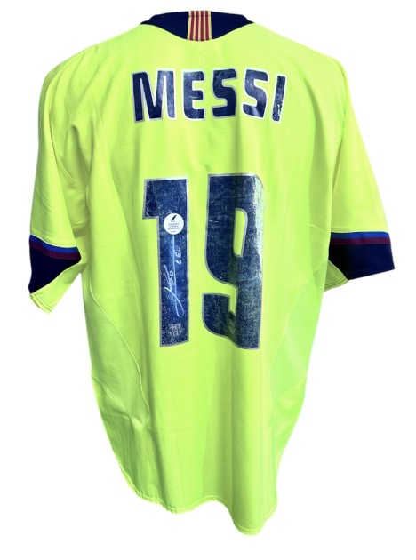 Maglia Ufficiale Messi Barcellona, 2005/06  - Autografata