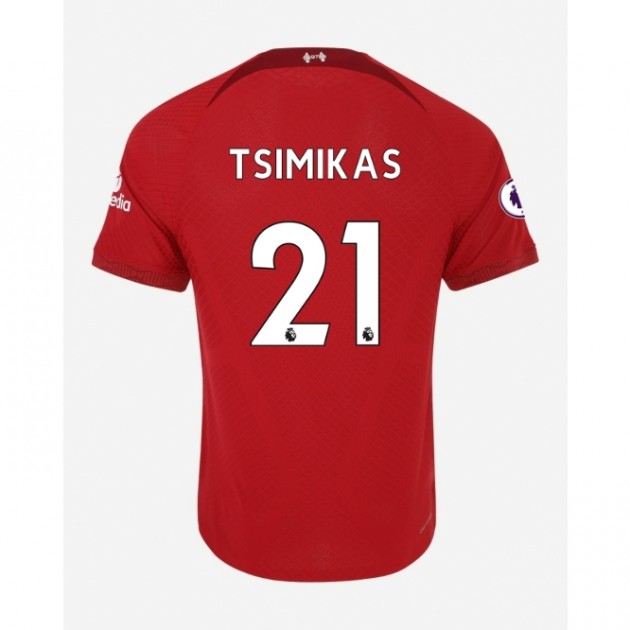 Kostas Tsimikas' Liverpool Match Worn Shirt- Limited-Edition 