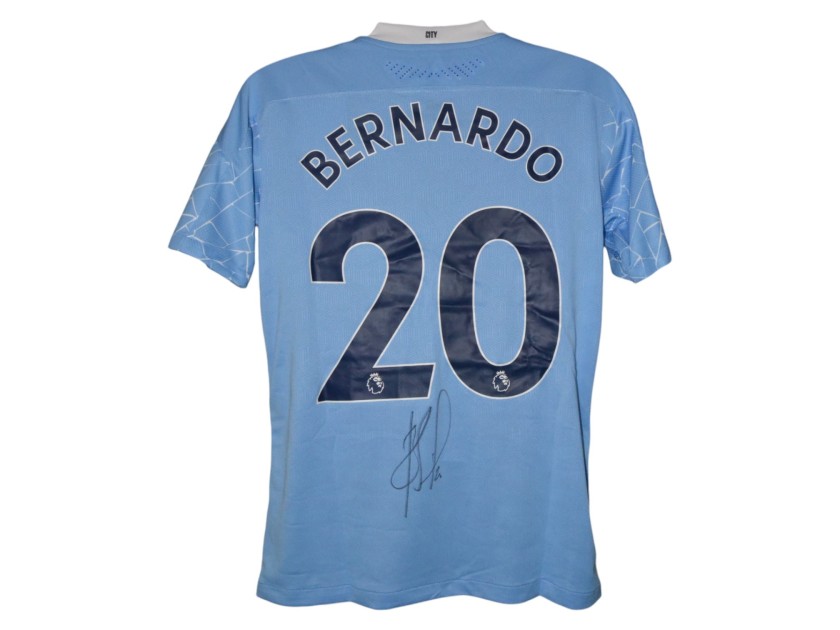 Bernardo Silva's Signed Authentic Home Shirt 