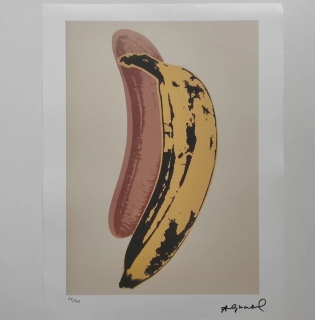 "Banana" Lithograph by Andy Warhol (after) 
