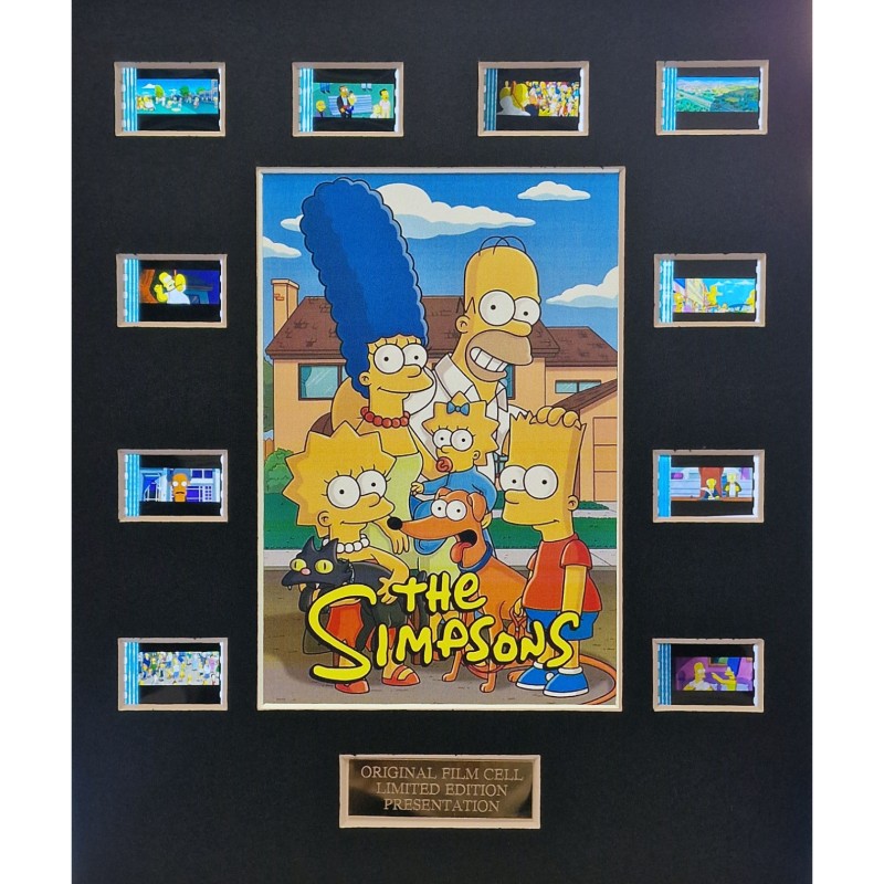 Maxi Card con frammenti originali della pellicola The Simpsons