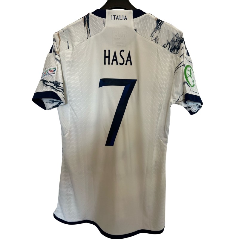 Hasa's Match Shirt, Portugal U19 vs Italy U19 2023