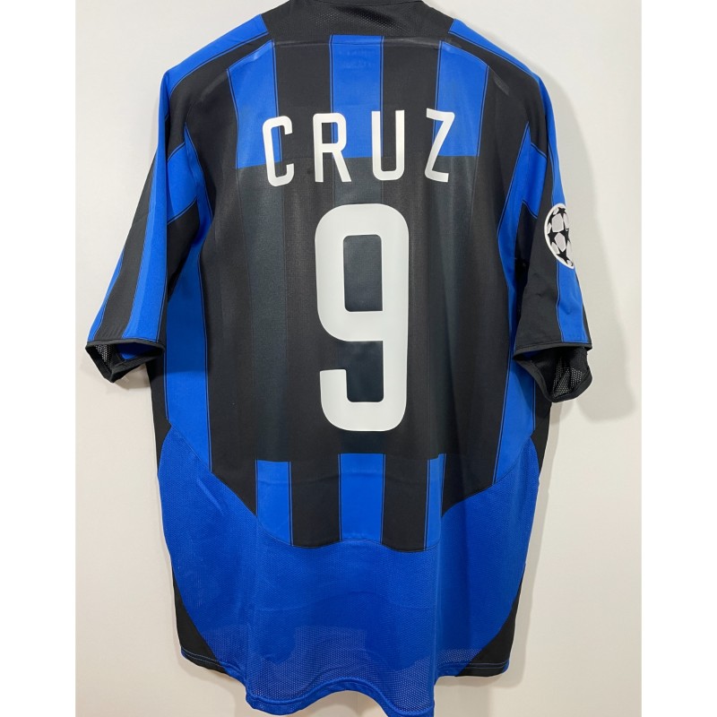 Cruz's Inter Match-Issued Shirt, UCL 2003/04