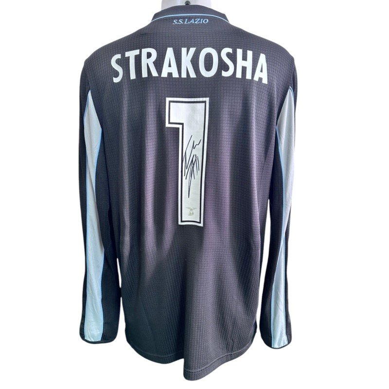 Strakosha's Lazio Match-Issued Shirt, UCL 2020/21