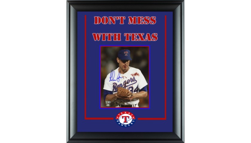 Nolan Ryan Sporting News Rangers Fight 8x10 1993 Photo