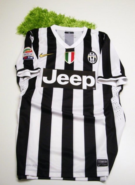 Juventus match worn shirt, Simone Pepe, Serie A 2013/2014