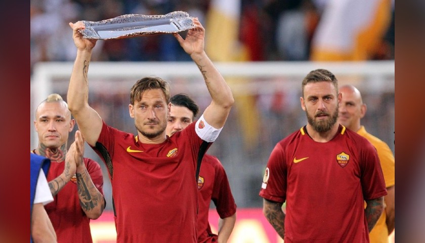 Francesco Totti Collector's Box with Captain's Armband and Farewell Letter