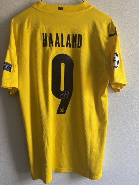 Erling Haaland Signed Dortmund Shirt