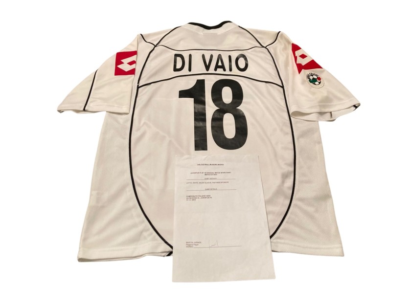 Di Vaio's Juventus Match-Issued Shirt, 1996/97