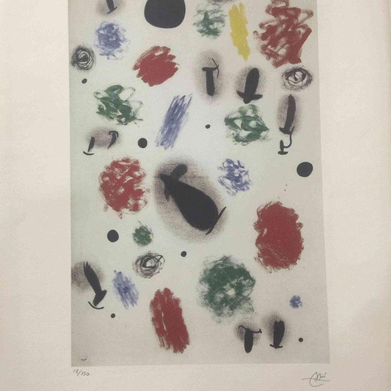 Offset lithography by Joan Miró (replica)
